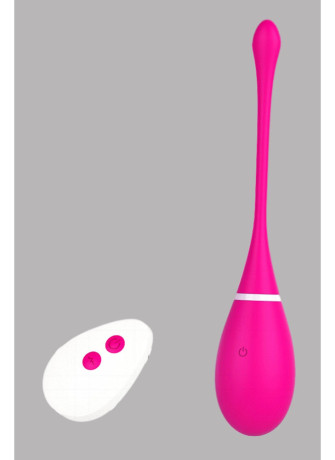 Œuf vibrant 12 modes avec télécommandé USB Rose - TOD-088PNK